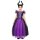 Kinderkostüm Malefiza Kleid Kopfschmuck