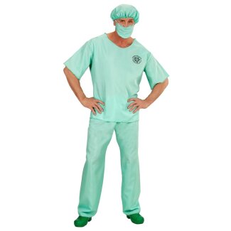 Chirurg, Shirt, Hose, Mundschutz