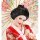Perücke Geisha Kindergröße