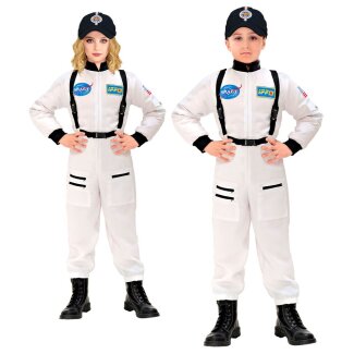 Kinderkostüm Astronaut Overall weiß