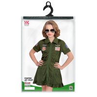 Kinderkostüm Kampfjet Pilotin