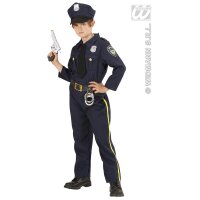 Kinderkostüm Polizist Hemd mit Schlips, Hose