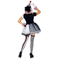 Damenkostüm Harlekin 4-teilig