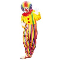 Kostüm Zirkus Clown mit Hosenträgern