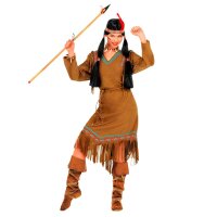 Kostüm Indianerin (Cheyenne) Kleid und Gürtel