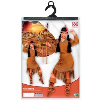 Kostüm Indianerin (Cheyenne) Kleid und Gürtel