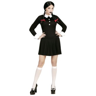 Kostüm Dark Girl Kleid in schwarz