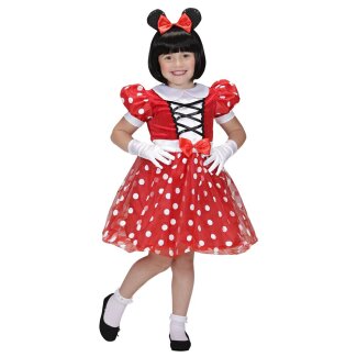 Kinderkostüm Mäuschen Kleid und Ohren