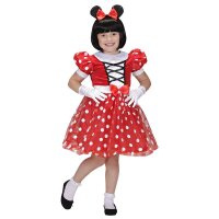 Kinderkostüm Mäuschen Kleid und Ohren