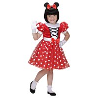 Kinderkostüm Mäuschen Kleid und Ohren