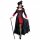 Damenkostüm Vampir Lady Kleid mit Mantel,