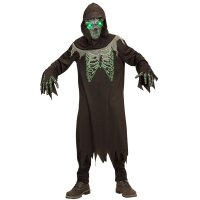 Sensenmann Kostüm, Maske mit Kapuze