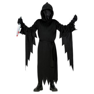 Kinderkostüm Sensenmann Robe Maske