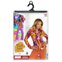 Flower Bluse 70er Jahre Kosüm