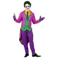 Erwachsenenkostüm Evil Clown Frack lila