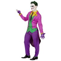 Erwachsenenkostüm Evil Clown Frack lila