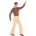 Hose 70er für Herren, beige