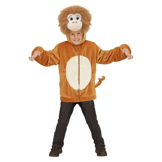 Kinderkostüm Affe, Kapuze und Maske