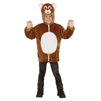 Kinderkostüm Bär Kapuze und Maske
