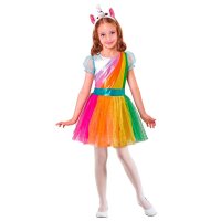 Kinderkostüm Einhorn Kleid und Haarreif