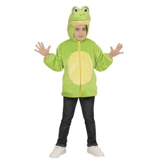 Kinderkostüm Frosch mit Kapuze und Maske