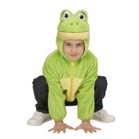 Kinderkostüm Frosch mit Kapuze und Maske