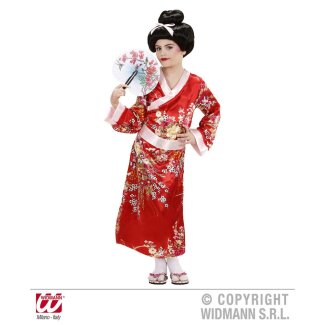Kinderkostüm Geisha und Gürtel