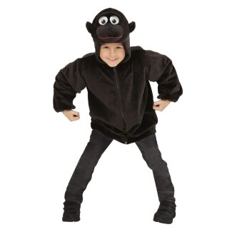 Kinderkostüm Gorilla mit Kapuze und Maske