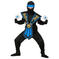 Kinderkostüm Kombat Ninja Set, blau