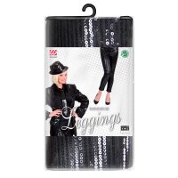 Paillettenleggings schwarz