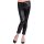 Paillettenleggings schwarz