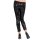 Paillettenleggings schwarz