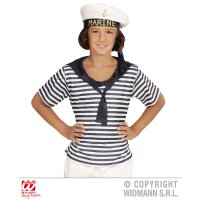 Marine Set mit Shirt und Hut