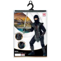 Kinderkostüm Ninja Master, schwarz
