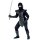 Kinderkostüm Ninja Master, schwarz