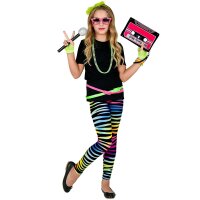 Leggings Tigerprint neonbunt