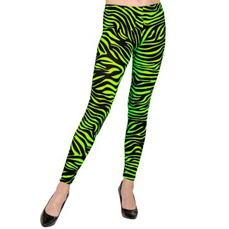 Leggings Tigerprint neongrün
