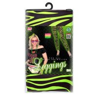 Leggings Tigerprint neongrün