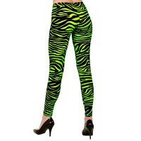 Leggings Tigerprint neongrün