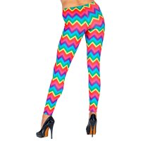 Leggings Regenbogen neon