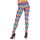Leggings Regenbogen neon
