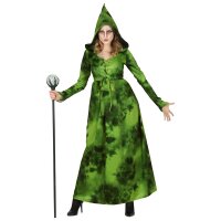 Kostüm Waldhexe Kleid mit Kapuze