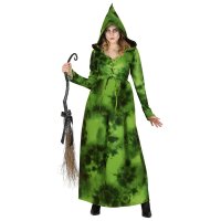 Kostüm Waldhexe Kleid mit Kapuze