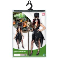 Kostüm Voodoo Priesterin Kleid & Hut