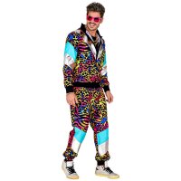 Kostüm Trainingsanzug Animalprint bunt