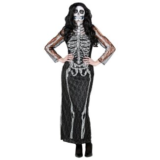 Kostüm Skelett Kleid