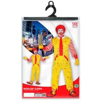 Kostüm Mckiller Clown Overall Strümpfe