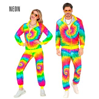 Kostüm Hippie Party Neon Tie-Dye Psychedelic