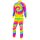 Kostüm Hippie Party Neon Tie-Dye Psychedelic