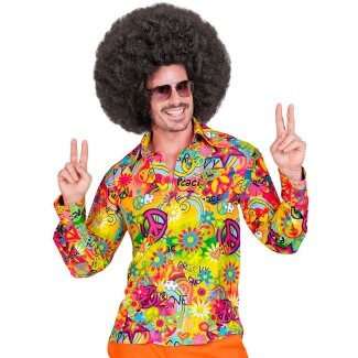 Kostüm Hemd 60er Jahre Peace & Love
